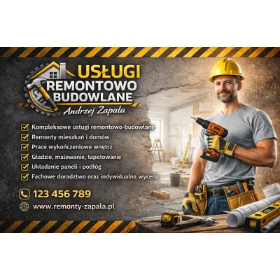 USŁUGI REMONTOWO BUDOWLANE Andrzej Zapała
